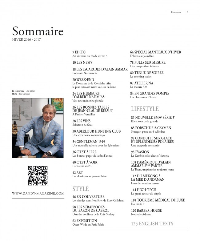 Sommaire Dandy 63