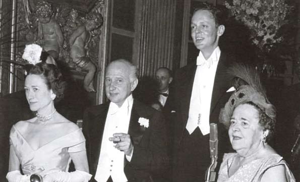 la duchesse de Windsor, don Carlos de Beistegui et Alexis de Rédé D.R.